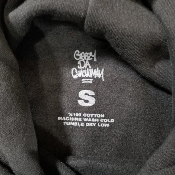 Geez Da Snowman OTXBOYZ Men's Hoodie Size S Black OhGeesysy - Picture 4 of 4